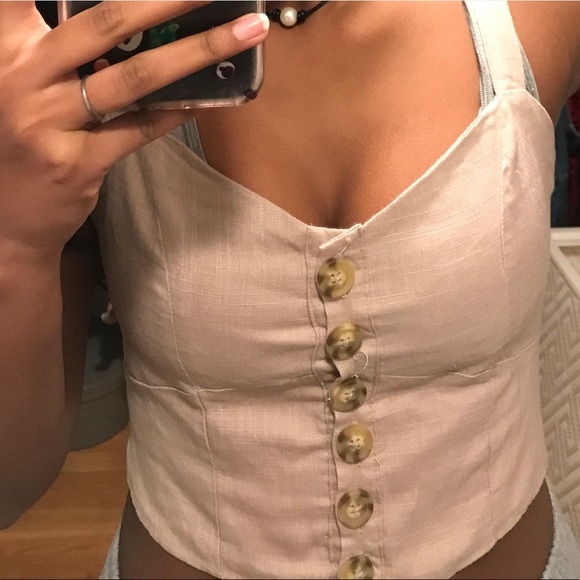 PacSun Tops - Pacsun button tank